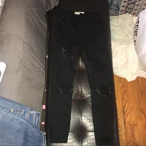 Black skinny jeans